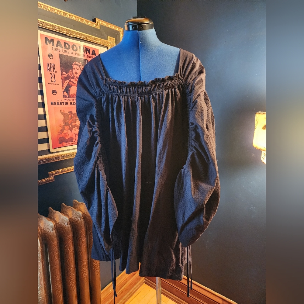 Elegant Black Off-Shoulder Top